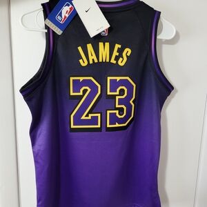 Lebron James Authentic Nike Lakers Jersey, NEW w/tags, City Edition